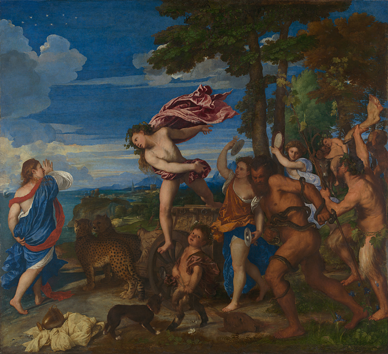 Titian Bacchus and Ariadne 1520-3