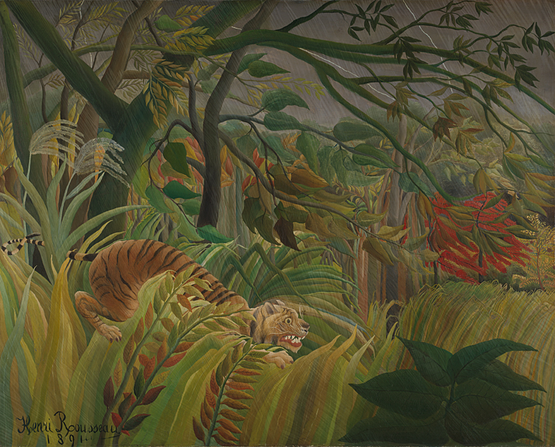 Henri Rousseau Surprised! 1891