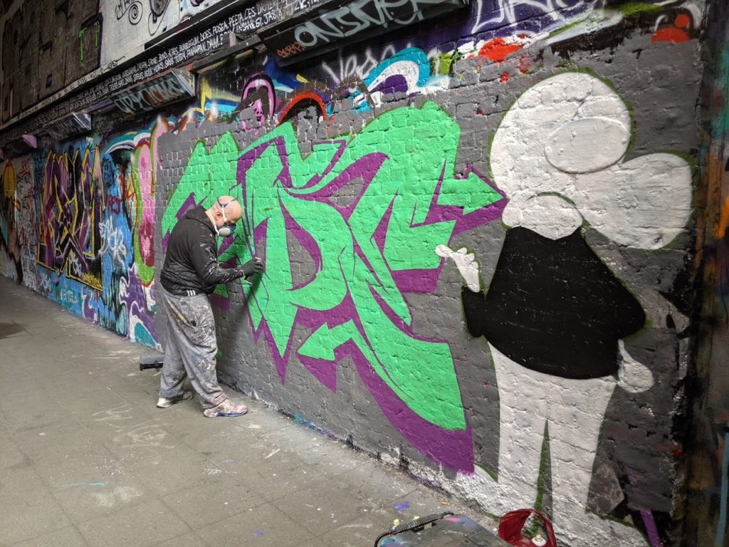 banksy tunnel, Leake Street的塗鴉藝術家