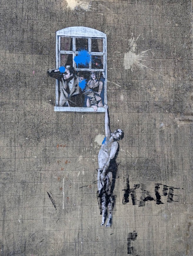 Well Hung Lover, Banksy