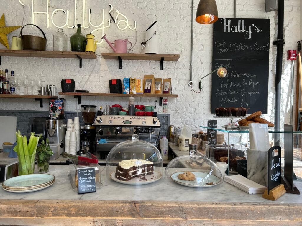 Hally’s cafe, Fulham, London